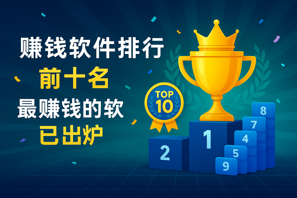 赚钱软件排行榜前十名，最赚钱的软件已经出炉
