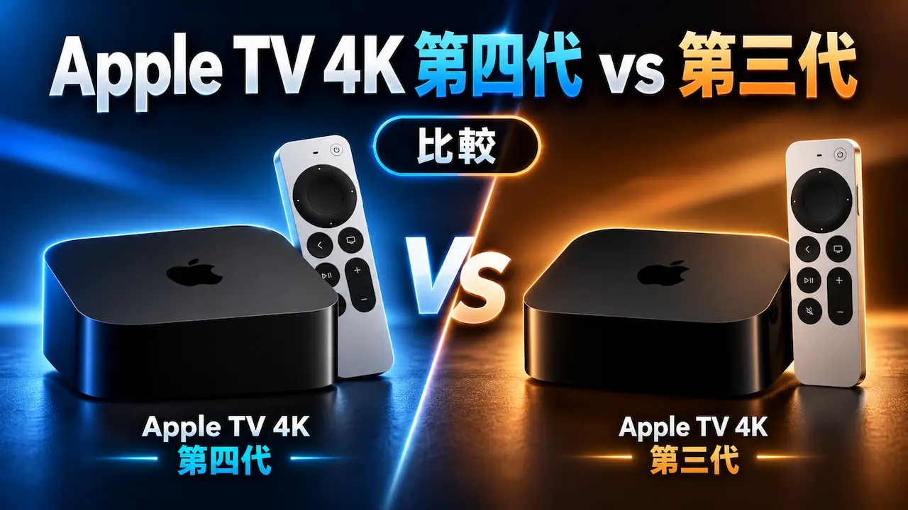 Apple TV 4K第四代vs第三代比较！怎么选最划算？