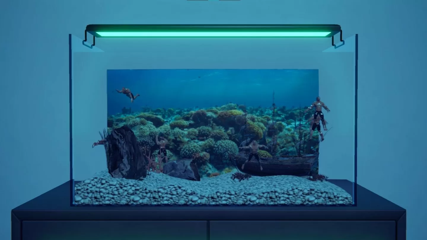 放置型沙盒模拟《壮士水族馆-肌肉水族馆模拟器-》5/29 上架 Steam
