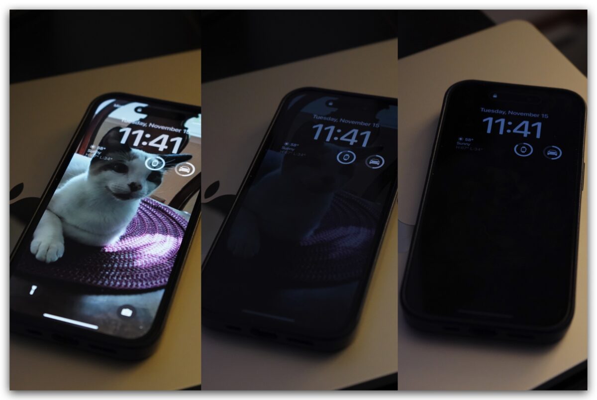 iOS 16.2 永远显示AOD锁定画面iPhone 14 Pro
