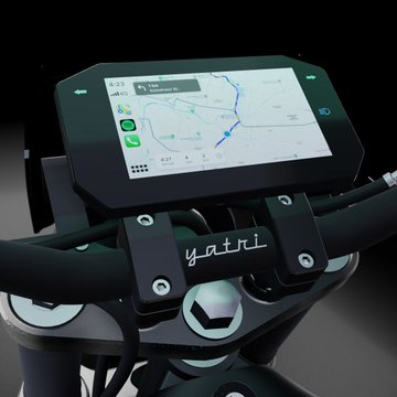 全球首辆支持无线CarPlay/Android Auto摩托车亮相：显示屏提供导航、通话、收发信息等手机功能