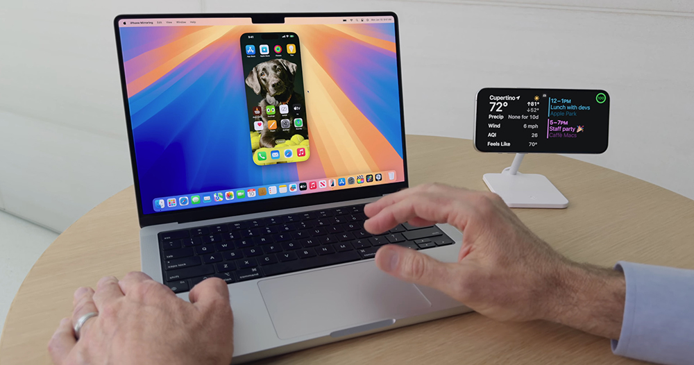 macOS Sequoia 不仅让你的 Mac 有苹果智能（AI）还能遥控玩 iPhone - 安卓手赚网