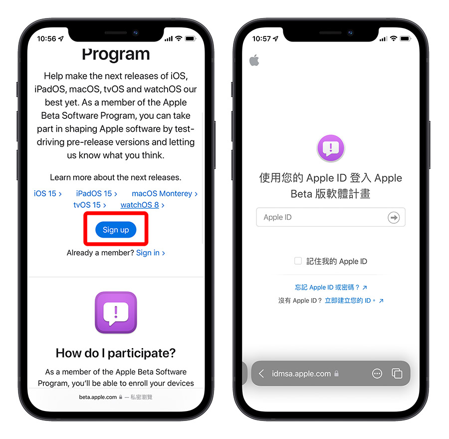 iOS 15 public beta