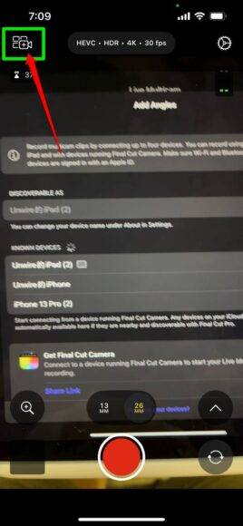 Final Cut Pro 同时看多几部 iPhone 画面 最多支持 4 部 + 延迟率低