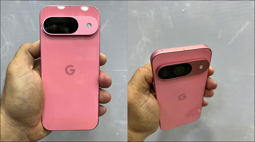 Google Pixel 9 全新配色曝光！ 「牡丹粉」实机动手玩影片，各角度外观大揭秘