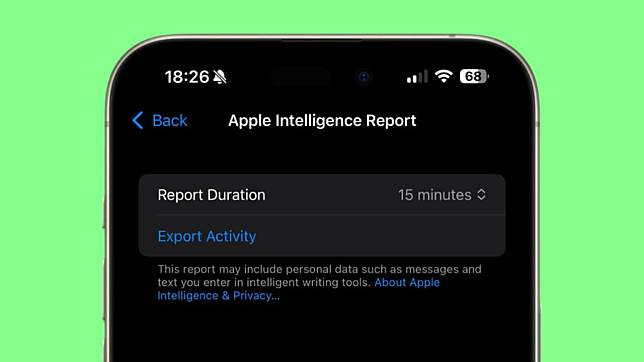 确保用户掌握个人资料去向Apple Intelligence将提供详细私隐报告