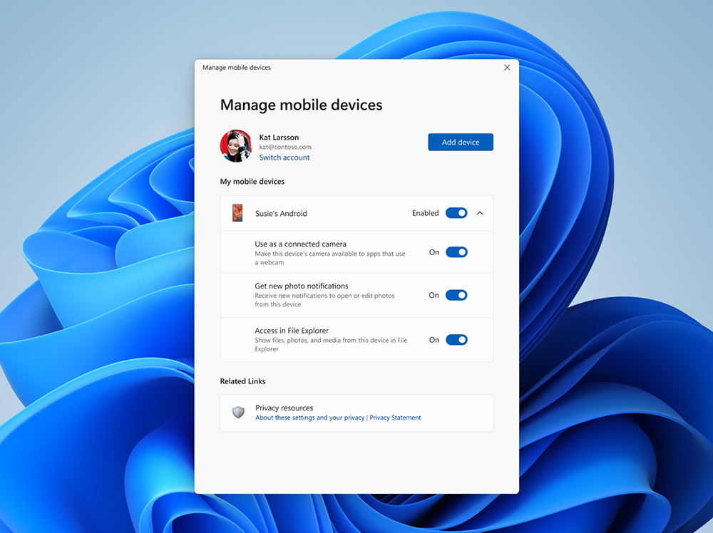 更深度整合！ Windows 11 新功能通过文件管理，就能无线浏览和访问 Android 手机数据 - 安卓手赚网
