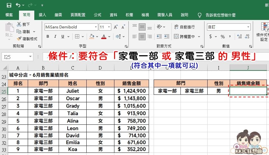 3种 Excel SUMPRODUCT 函数实例：单条件求和、多条件求和教程-10