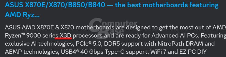 华硕意外透露AMD Ryzen 9000X3D系列处理器的存在 -安卓手赚网