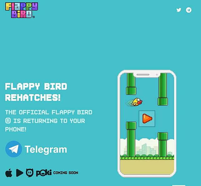 曾经风靡全球《Flappy Bird》将于2025年重新上架