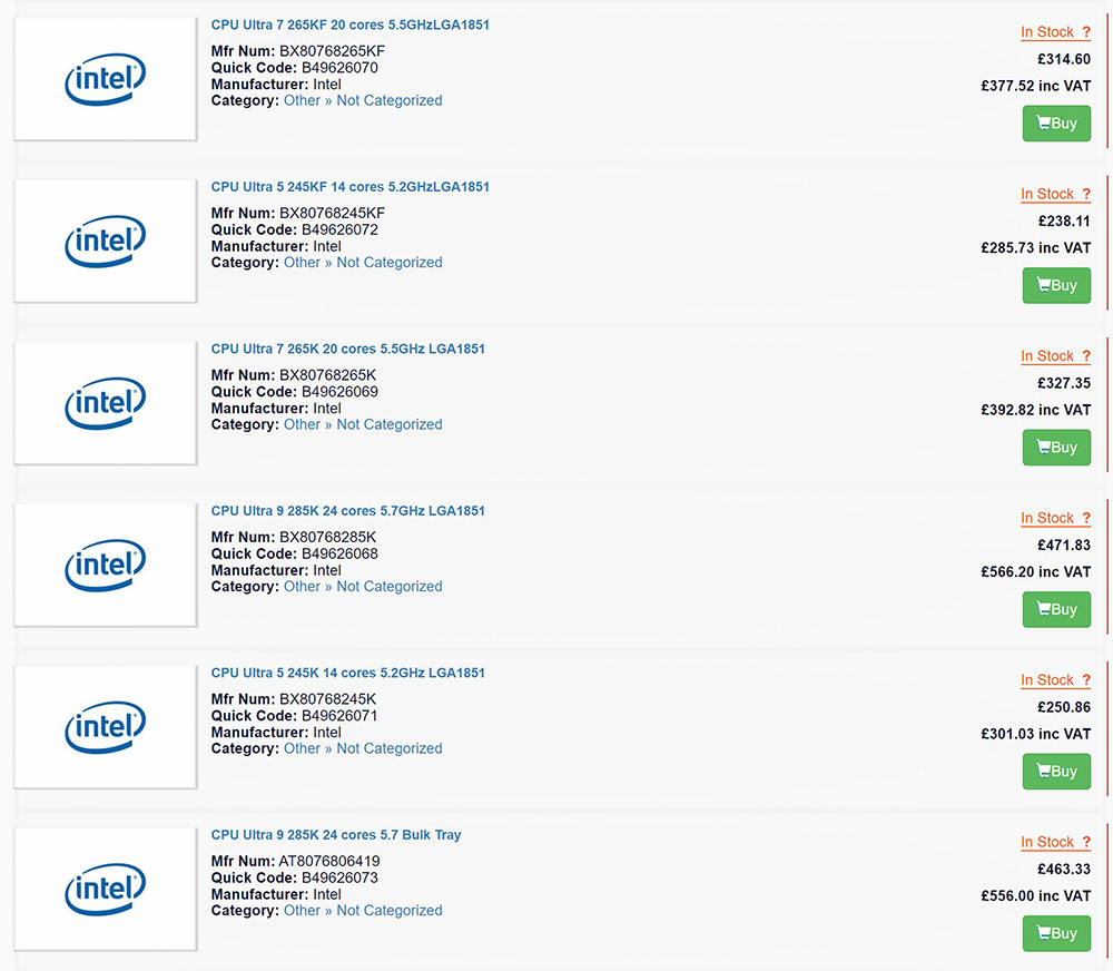 Intel Core Ultra 9 285K 全新包装盒抢先泄漏，有一点帅