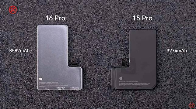 拆机证实电池设计有变iPhone 16 Pro采用金属封装电池