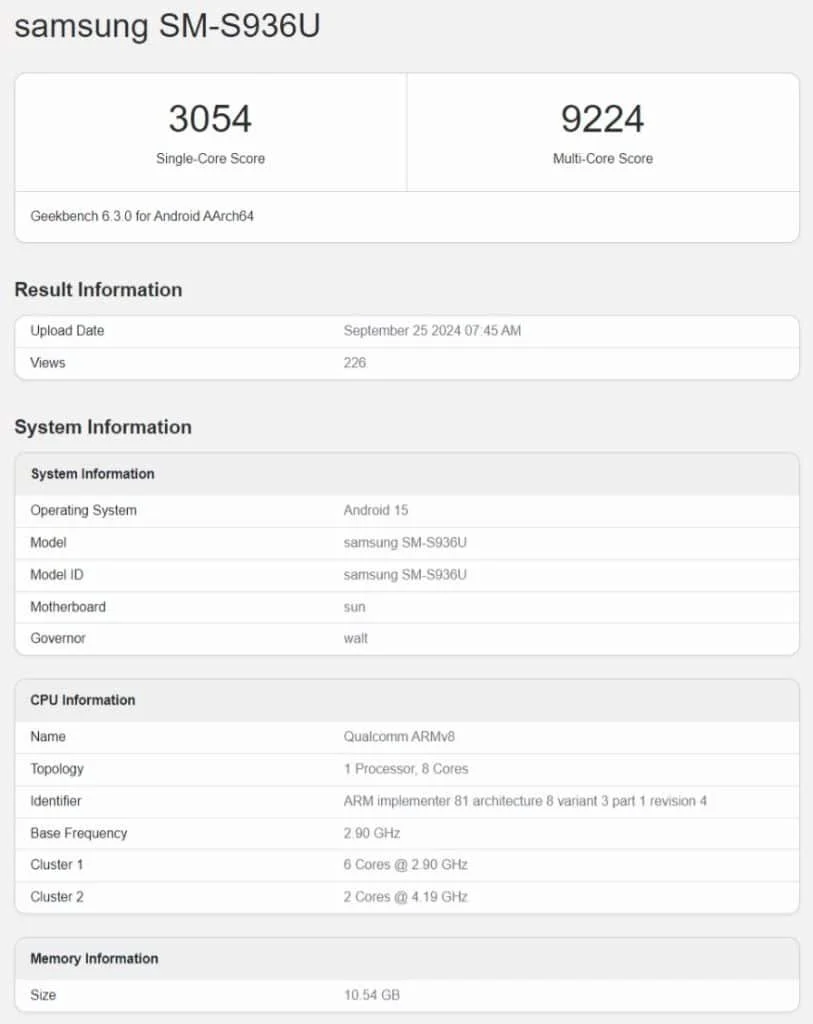Galaxy S25 Plus 跑分曝光，原来 8 Gen 4 有3个版本