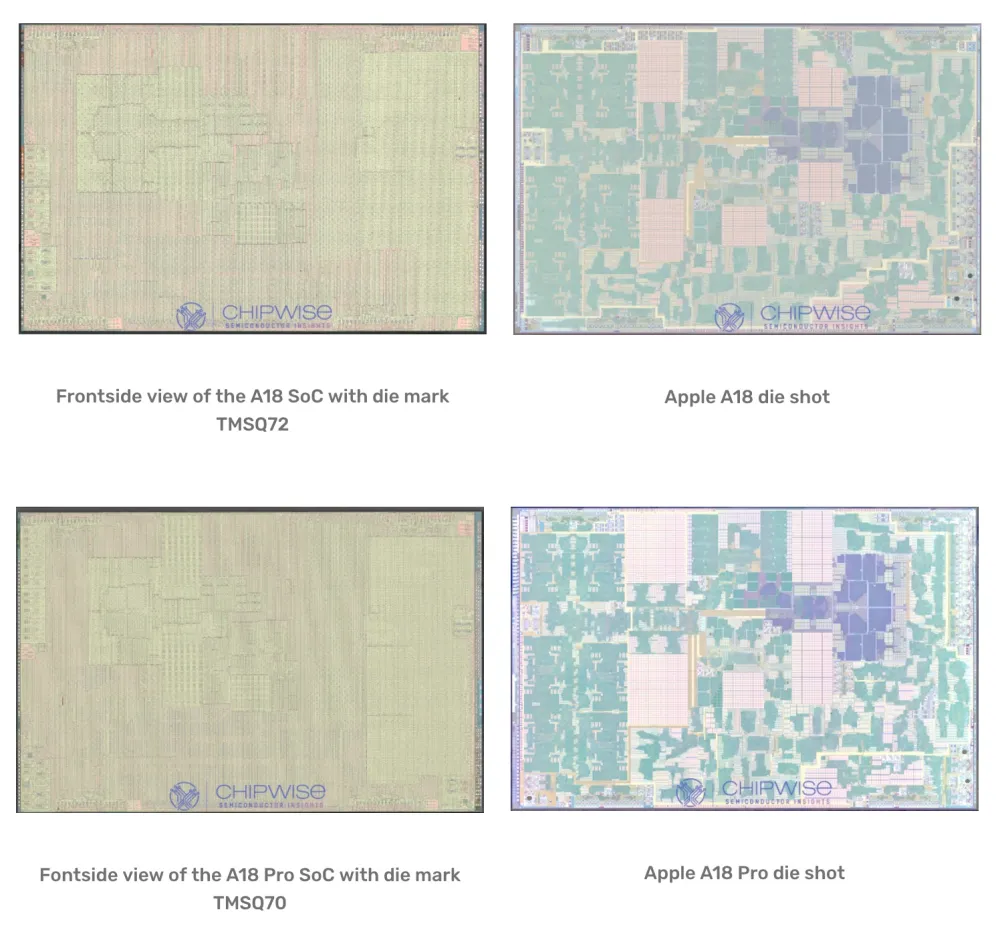 Apple A18 Pro与A18芯片架构差异曝光！