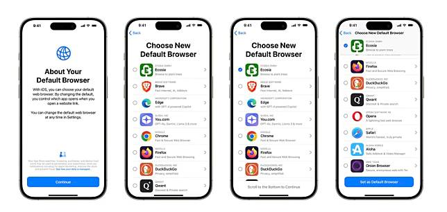 iOS 18.2 欧盟用户可彻底移除 App Store、Safari 等内置 App
