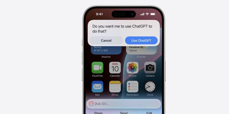 Siri 与 ChatGPT 整合隐私策略