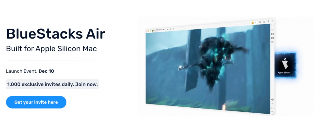 专为 ARM Mac 而设计，BlueStacks Air Android 模拟器