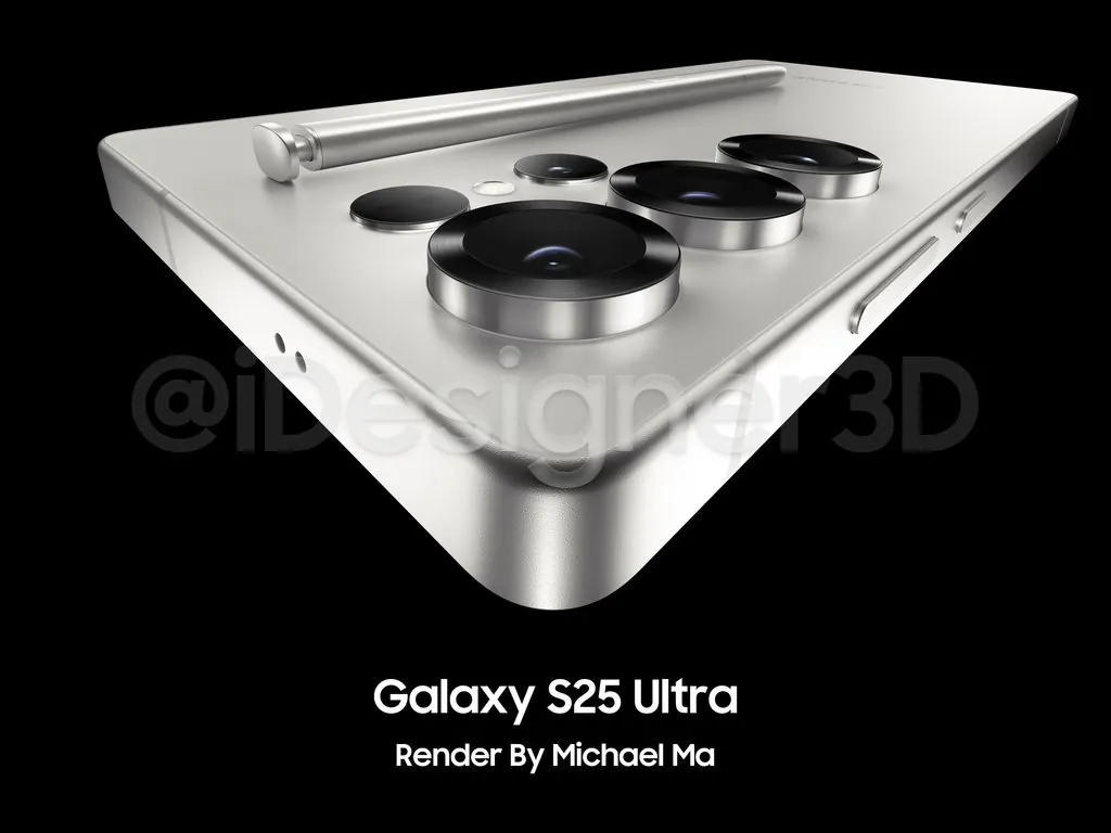 Galaxy S25 Ultra 镜头规格连同机身渲染图再曝光