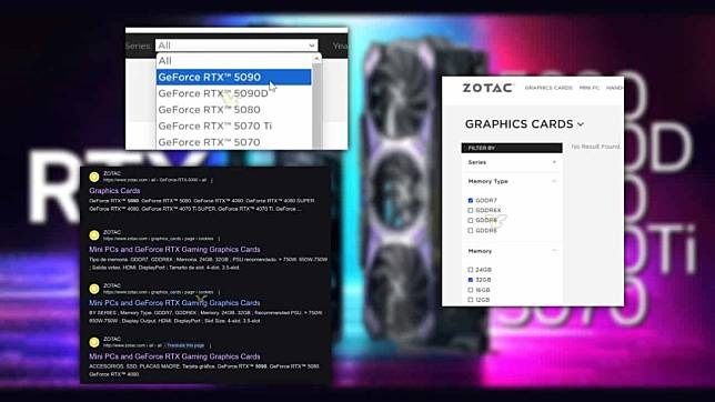 GeForce RTX 50 系列配置 获 ZOTAC 官网间接证实