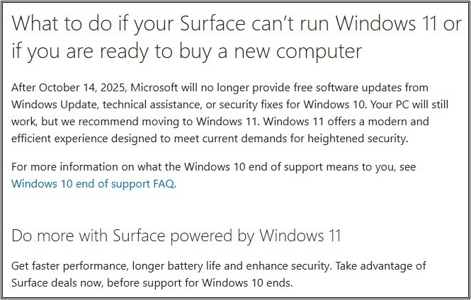 微软列出无法升级 Windows 11 的 Surface 设备，并暗示购买新的 Surface PC - 安卓手赚网