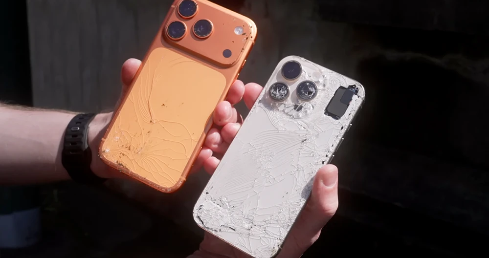 iPhone 17 Pro 摔到容易坏吗？ 与钛金属iPhone 16 Pro耐摔对比测试惊人