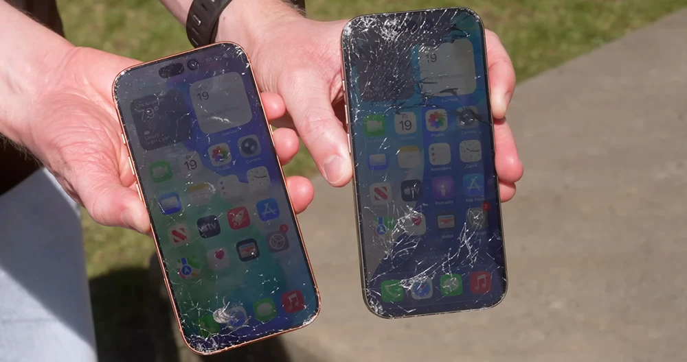 iPhone 17 Pro 摔到容易坏吗？ 与钛金属iPhone 16 Pro耐摔对比测试惊人